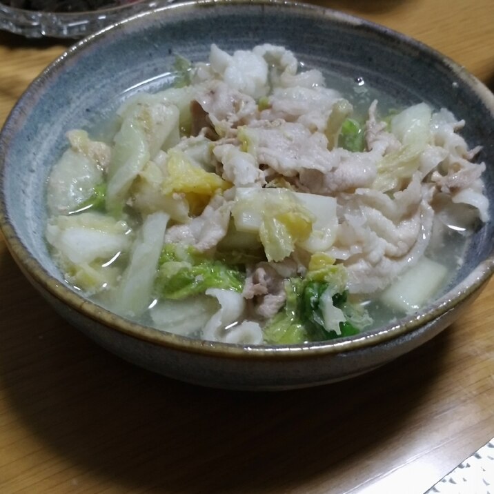 めっちゃ簡単！白菜と豚バラの旨煮